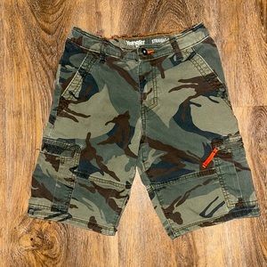 Boys “Wrangler” Cargo Camo Shorts - Size 12 Regular